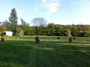 Stone circle for Qi Gong